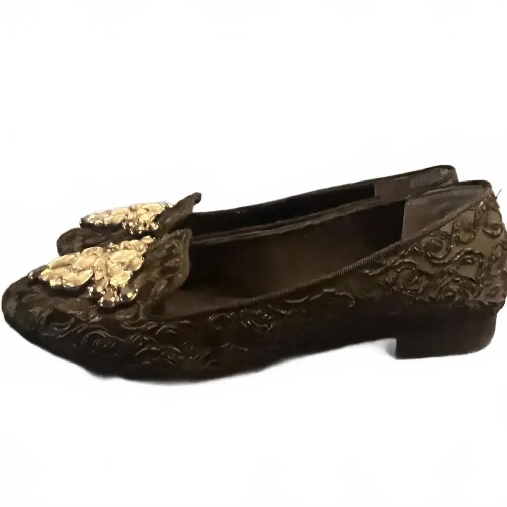 Simply Vera Vera Wang Jewel Embellished Slipper Flats - Picture 6 of 8